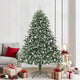 Vidaxl kunstkerstboom met 300 led groen 210 cm pvc en plastic en staal