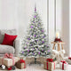Vidaxl artificial pre-lit kerstboom met ballenset groen 150 cm