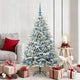 Vidaxl artificial pre-lit kerstboom met ballenset groen 150 cm