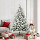 Vidaxl artificial pre-lit kerstboom met ballenset groen 180 cm