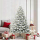 Vidaxl artificial pre-lit kerstboom met ballenset groen 180 cm
