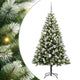 Vidaxl kunstmatige scharnierkerstboom met bedekte sneeuw 150 cm