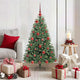 Vidaxl kunstmatige inklapbare kerstboom groen 120 cm pvc en metaal