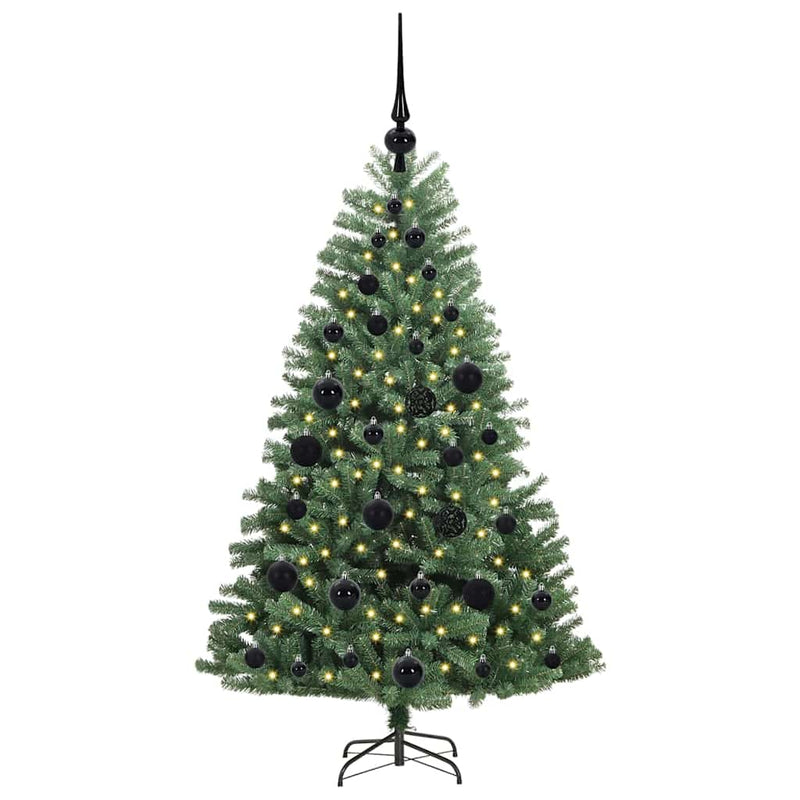 Afbeelding laden in galerijviewer, Vidaxl kunstmatige inklapbare kerstboom groen 120 cm pvc en metaal
