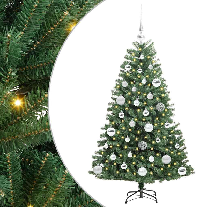 Afbeelding laden in galerijviewer, Vidaxl kunstmatige inklapbare kerstboom groen 120 cm pvc en metaal
