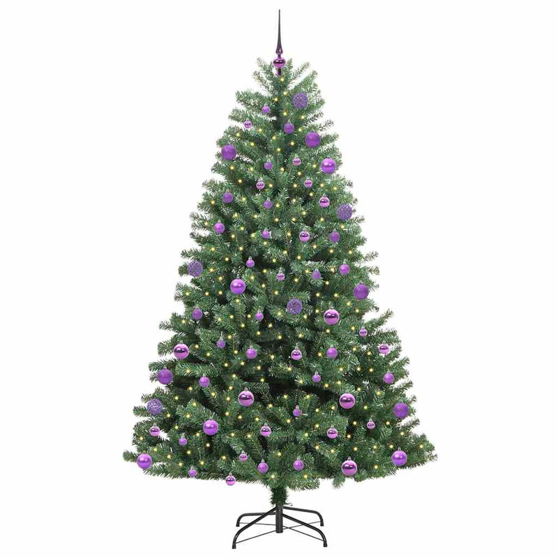 Afbeelding laden in galerijviewer, Vidaxl kunstmatige inklapbare kerstboom groen 180 cm pvc en metaal
