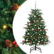 Vidaxl kunstkerstboom groen 150 cm pvc en metaal en plastic