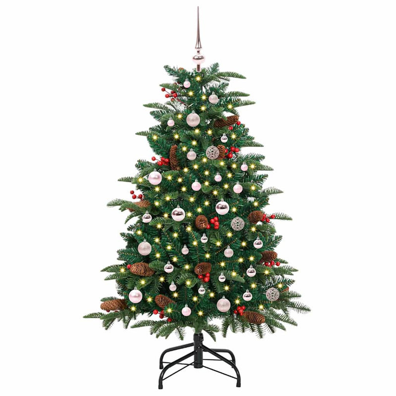 Afbeelding laden in galerijviewer, Vidaxl kunstkerstboom groen 150 cm pvc en metaal en plastic
