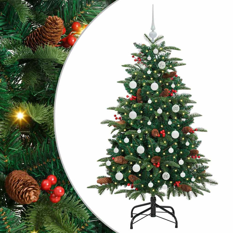 Afbeelding laden in galerijviewer, Vidaxl kunstkerstboom groen 150 cm pvc en metaal en plastic
