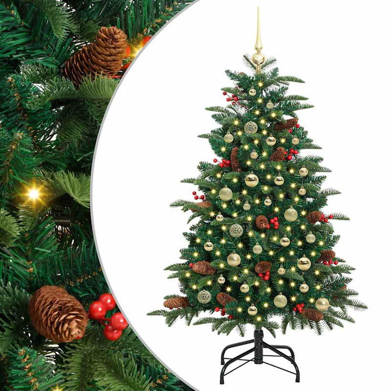 Afbeelding laden in galerijviewer, Vidaxl kunstkerstboom groen 150 cm pvc en metaal en plastic
