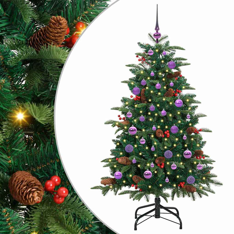 Afbeelding laden in galerijviewer, Vidaxl kunstkerstboom groen 150 cm pvc en metaal en plastic
