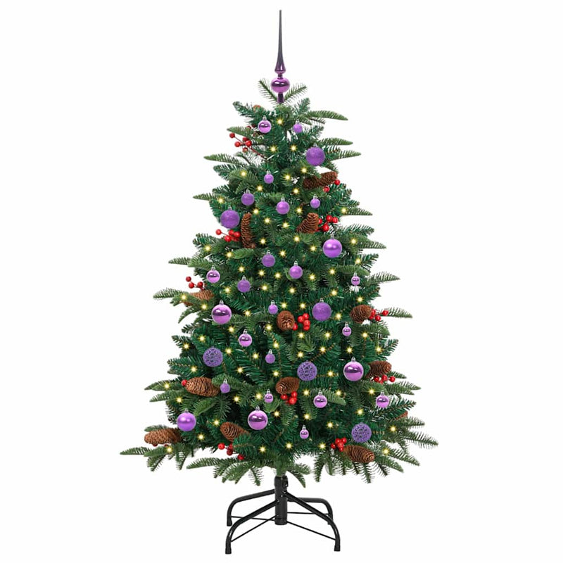 Afbeelding laden in galerijviewer, Vidaxl kunstkerstboom groen 150 cm pvc en metaal en plastic
