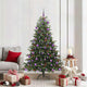 Vidaxl kunstkerstboom groen 180 cm pvc en metaal en plastic