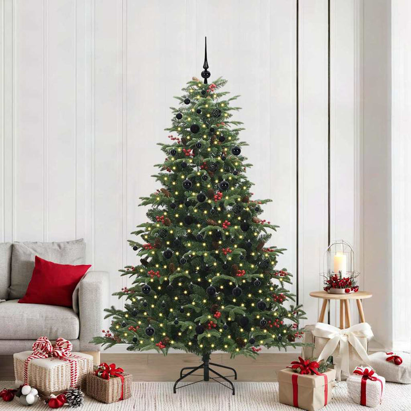 Afbeelding laden in galerijviewer, Vidaxl kunstkerstboom groen 210 cm pvc en metaal en plastic
