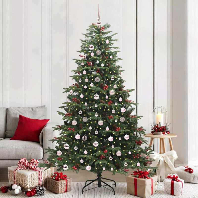 Afbeelding laden in galerijviewer, Vidaxl kunstkerstboom groen 210 cm pvc en metaal en plastic
