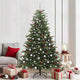 Vidaxl kunstkerstboom groen 210 cm pvc en metaal en plastic