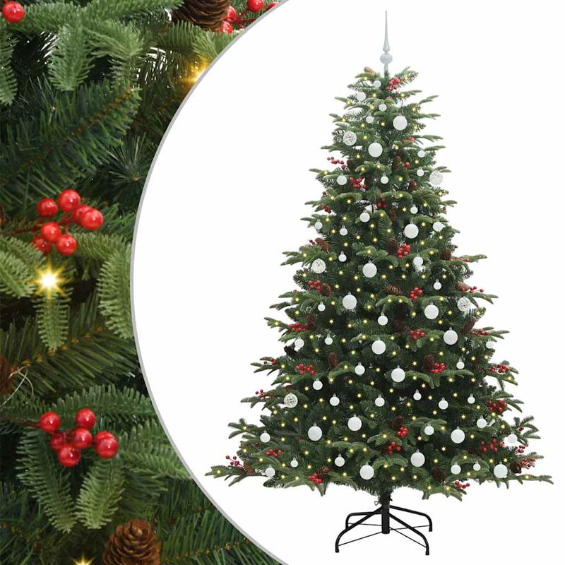 Afbeelding laden in galerijviewer, Vidaxl kunstkerstboom groen 210 cm pvc en metaal en plastic
