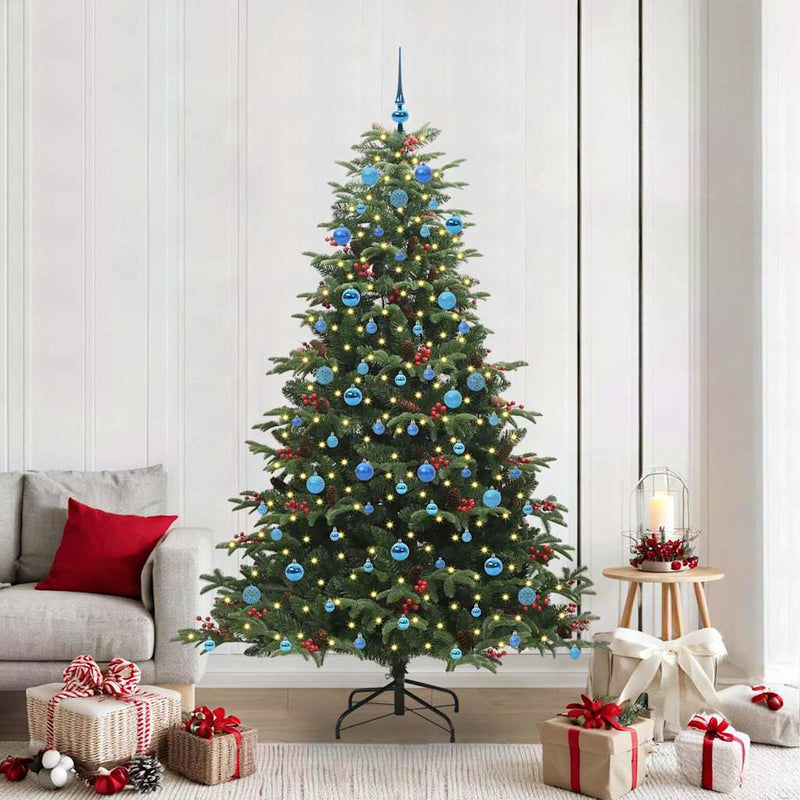 Afbeelding laden in galerijviewer, Vidaxl kunstkerstboom groen 210 cm pvc en metaal en plastic
