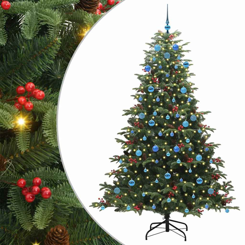 Afbeelding laden in galerijviewer, Vidaxl kunstkerstboom groen 210 cm pvc en metaal en plastic
