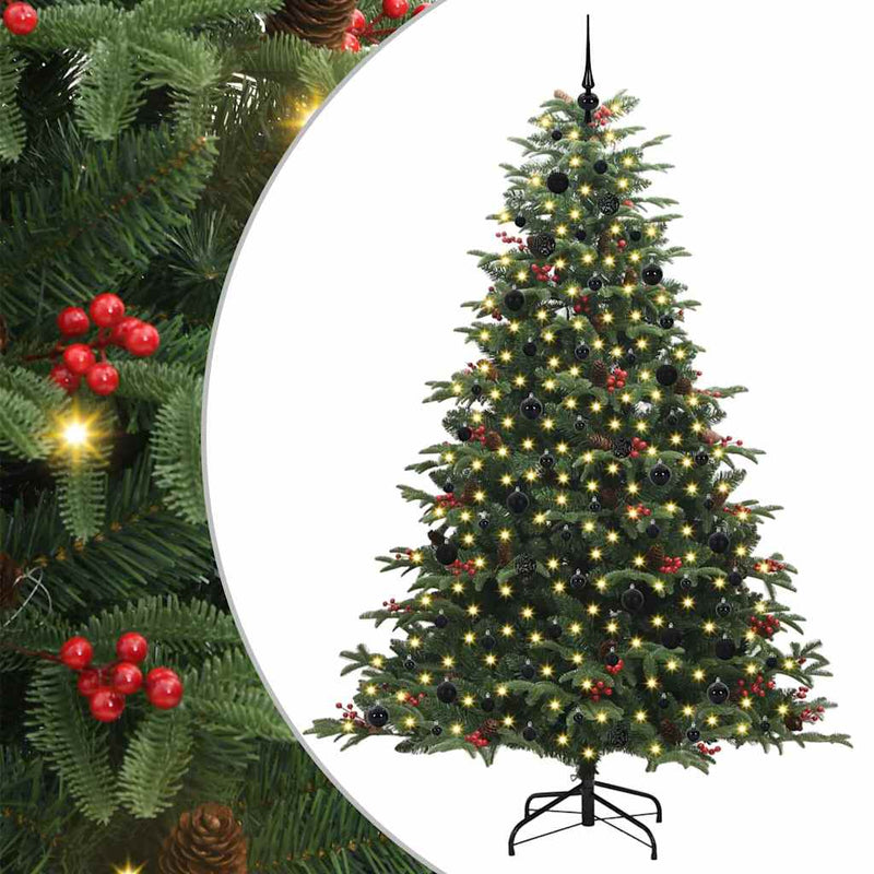 Afbeelding laden in galerijviewer, Vidaxl kunstkerstboom groen 240 cm pvc en metaal en plastic
