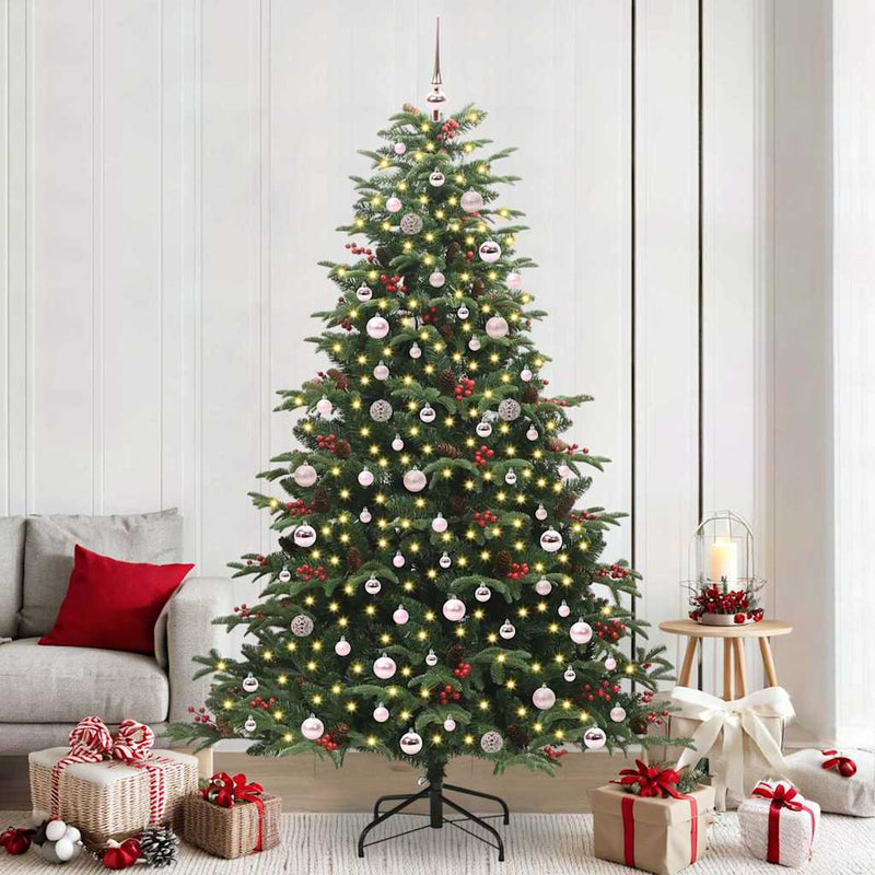 Afbeelding laden in galerijviewer, Vidaxl kunstkerstboom groen 240 cm pvc en metaal en plastic
