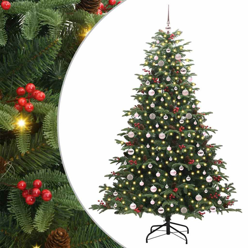 Afbeelding laden in galerijviewer, Vidaxl kunstkerstboom groen 240 cm pvc en metaal en plastic
