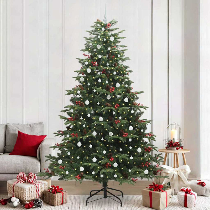 Afbeelding laden in galerijviewer, Vidaxl kunstkerstboom groen 240 cm pvc en metaal en plastic
