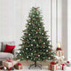 Vidaxl kunstkerstboom groen 240 cm pvc en metaal en plastic