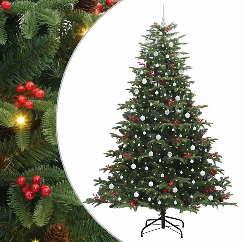 Afbeelding laden in galerijviewer, Vidaxl kunstkerstboom groen 240 cm pvc en metaal en plastic
