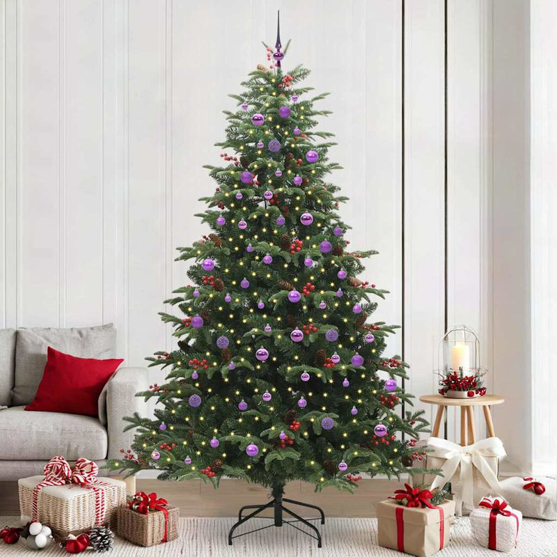 Afbeelding laden in galerijviewer, Vidaxl kunstkerstboom groen 240 cm pvc en metaal en plastic
