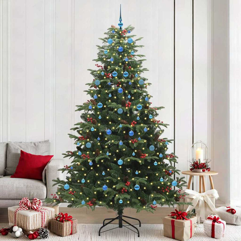 Afbeelding laden in galerijviewer, Vidaxl kunstkerstboom groen 240 cm pvc en metaal en plastic
