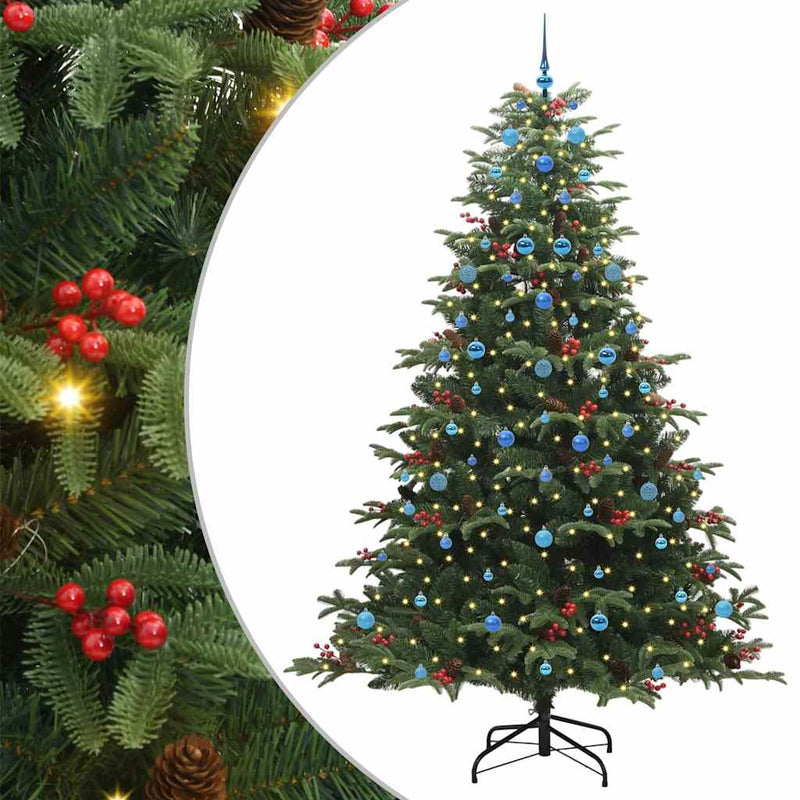 Afbeelding laden in galerijviewer, Vidaxl kunstkerstboom groen 240 cm pvc en metaal en plastic
