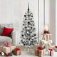 Vidaxl kunstmatige inklapbare kerstboom groen en wit 150 cm