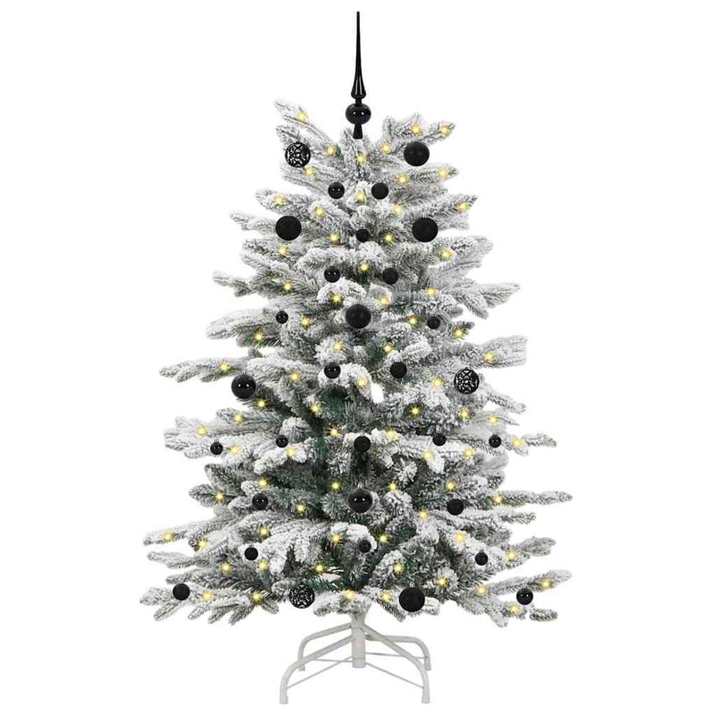 ギャラリービューアに画像をロードする, Vidaxl kunstmatige inklapbare kerstboom wit 150 cm pe en pvc
