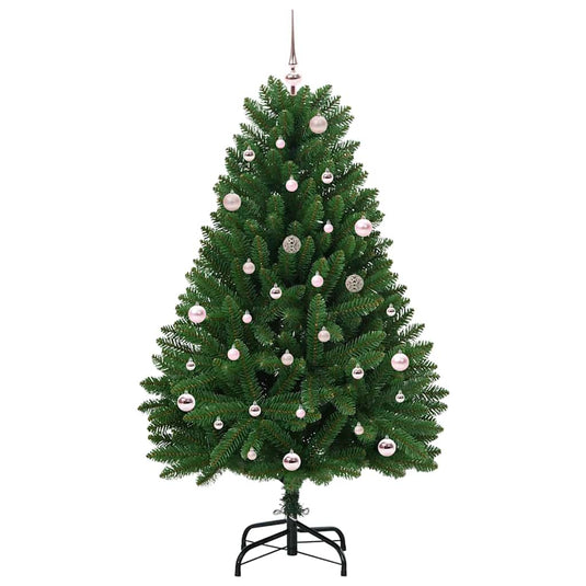 Vidaxl kunstkerstboom met 150 led groen 150 cm pvc en metaal