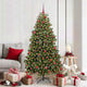 Vidaxl kunstkerstboom met 300 led groen 180 cm pvc en metaal
