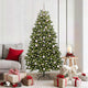 Vidaxl kunstkerstboom met 300 led groen 180 cm pvc en metaal