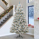 Vidaxl kunstkerstboom met 300 led groen en wit 300 cm pvc en metaal