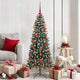 Vidaxl kunstkerstboom met 150 led groen 150 cm pvc en plastic en staal