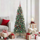 Vidaxl kunstkerstboom met 150 led groen 150 cm pvc en plastic en staal