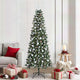 Vidaxl kunstkerstboom met 300 led groen 210 cm pvc en plastic en staal