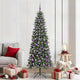 Vidaxl kunstkerstboom met 300 led groen 210 cm pvc en plastic en staal