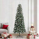 Vidaxl kunstkerstboom met 300 led groen 240 cm pvc en plastic en staal