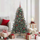Vidaxl kunstkerstboom met 150 led groen 150 cm pvc en plastic en staal