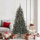 Vidaxl kunstkerstboom met 300 led groen 180 cm pvc en plastic en staal