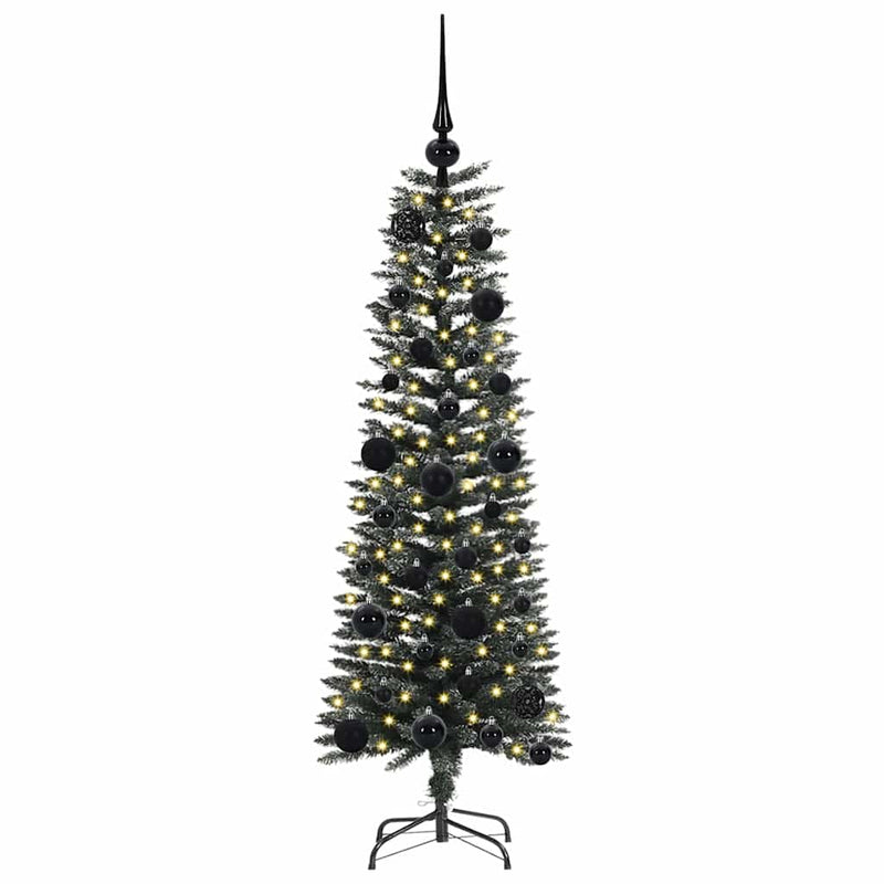 Chargez l'image dans la visionneuse de la galerie, Vidaxl kunstkerstboom met 150 led groen 120 cm pvc en plastic en staal
