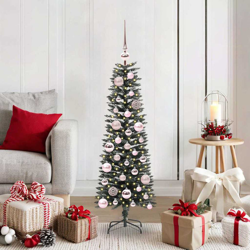 Afbeelding laden in galerijviewer, Vidaxl kunstkerstboom met 150 led groen 120 cm pvc en plastic en staal
