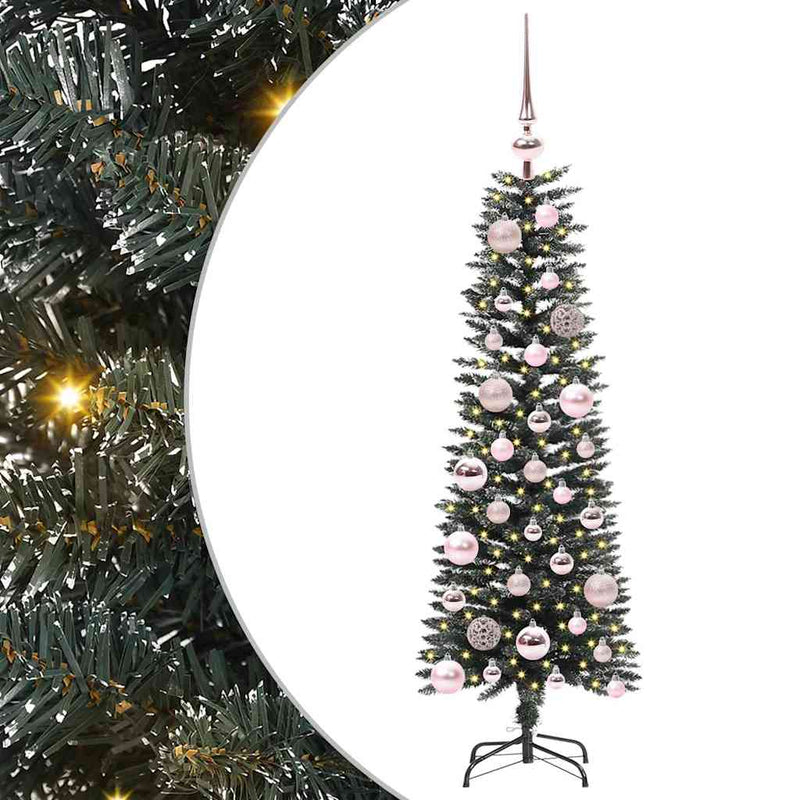 Afbeelding laden in galerijviewer, Vidaxl kunstkerstboom met 150 led groen 120 cm pvc en plastic en staal
