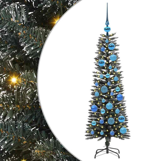 Vidaxl kunstkerstboom met 150 led groen 120 cm pvc en plastic en staal