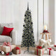Vidaxl kunstkerstboom met 150 led groen 150 cm pvc en plastic en staal